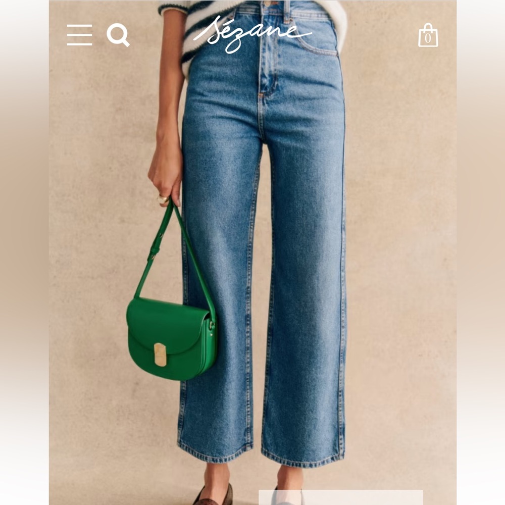 NWOT Sezane Le Crop Size 4